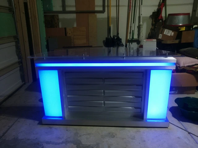 Broadcast / TV Set / News Anchor Desk - Reception / Storefront Desk on Casters