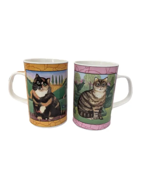 Dunoon Gallery Cats Mugs Coffee Cup Fine Bone China England By Sharon Jervis - 2