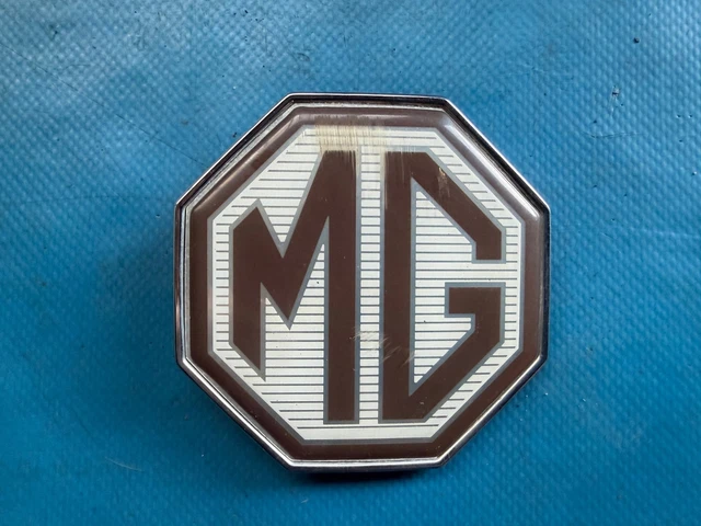 thumbnail image 2 of Genuine MG Car Emblem Badge Insert (54mm) | Boot Or Bonnet Logo - New Old Stock 2 of 5