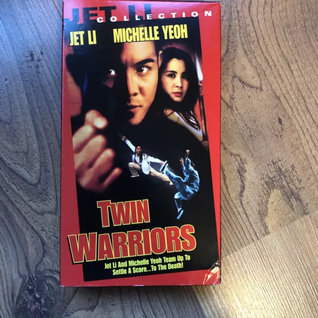 Twin Warriors (1993) vhs Jet Li Michelle Yeoh Action Martial Arts