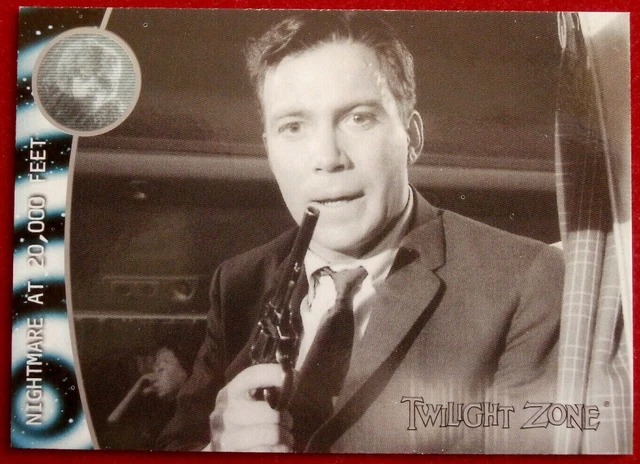 TWILIGHT ZONE - Card #63 - NIGHTMARE AT 20,000 FEET - WILLIAM SHATNER