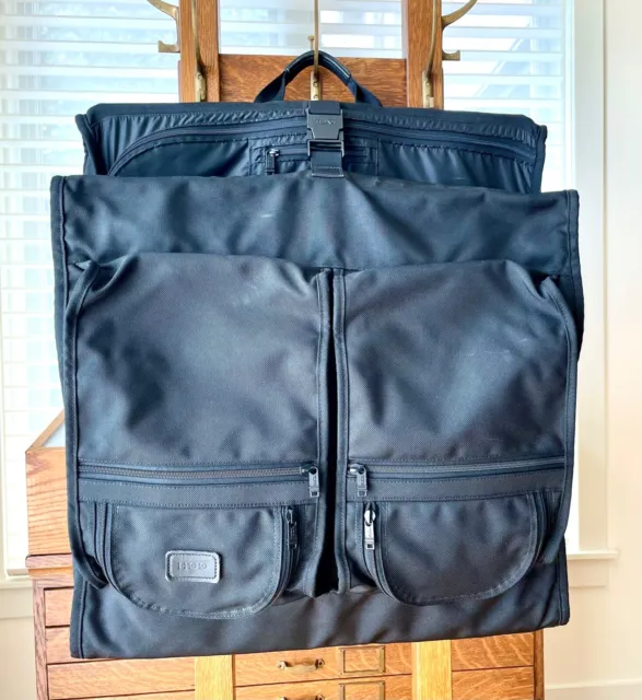 Tumi Classic Black Garment Bag . 25”x23.5"x5.5"  Used, Excellent Condition
