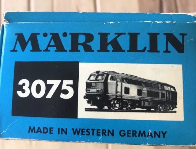Märklin Diesellokomotive V 160, 3075, mit Originalkarton 3