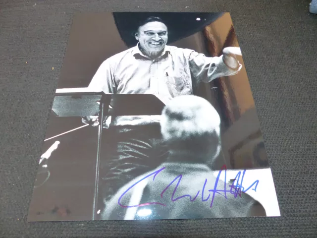 CLAUDIO ABBADO signed 8x10 Photo Autograph CONDUCTOR InPerson in Berlin LOOK