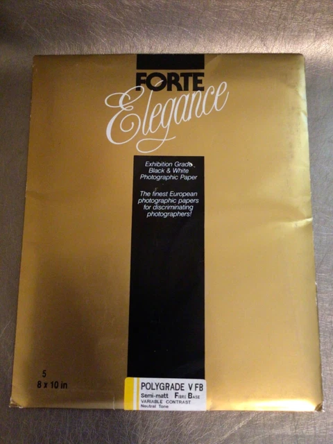 Forte Elegance 5 Photographic 8x10 Paper Semi Matte Polygrade Sealed