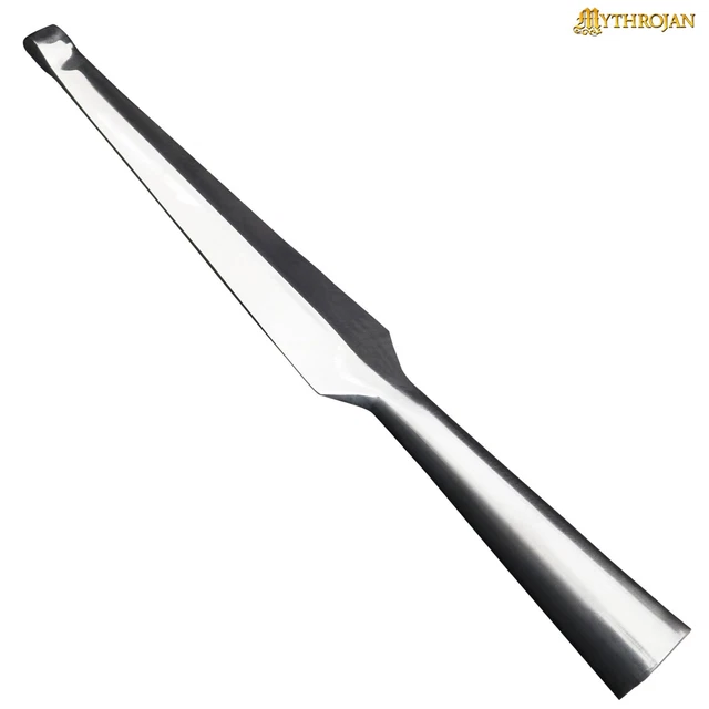 Medieval Hand Forged Iron Spearhead Viking Head SCA HEMA Combat Blunt