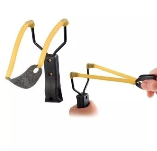 Potente Catapulta Fionda In Acciaio Inossidabile Caccia Allaperto Con Elastici Da 9,61 € | DHgate - Foto 4