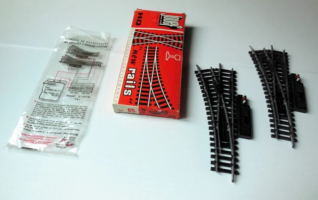 TOURELLE traverse béton -aiguillage gauche ÉLECTRIQUE HO-occasion sans boite