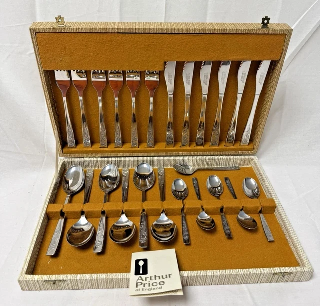ARTHUR PRICE JOHN Mason - Kings Pattern Cutlery Set Canteen