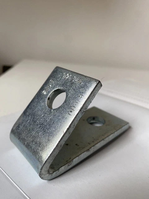 B-Line B155ZN, Strut Angular Fitting, B155 Zn 2H 45D Clsd Ang, 1 PC. OLD STOCK