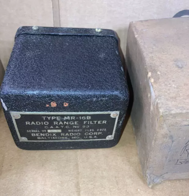 Bendix Radio Corp.  Radio Range Filter Type Mr-16B -  C.a.a.t.c. No. 93 Aircraft