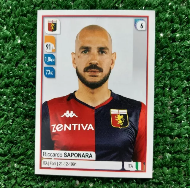 FIGURINA CALCIATORI PANINI 2019/20 GENOA n°167 SAPONARA ALBUM 2020 ⚽️