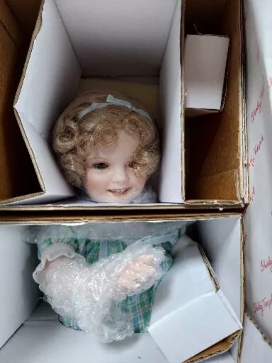 The Shirley Temple, Toddler Doll Collection, My Friend Corky, Danbury Mint NIB