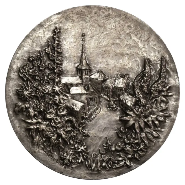Frankreich Medaille 1976 Toulouse - Wettbewerb Von Blüte De La France - Silber