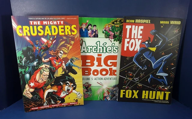 Mighty Crusaders - The Fox - Archie Action  Adventure - TPB set - Archie Comics