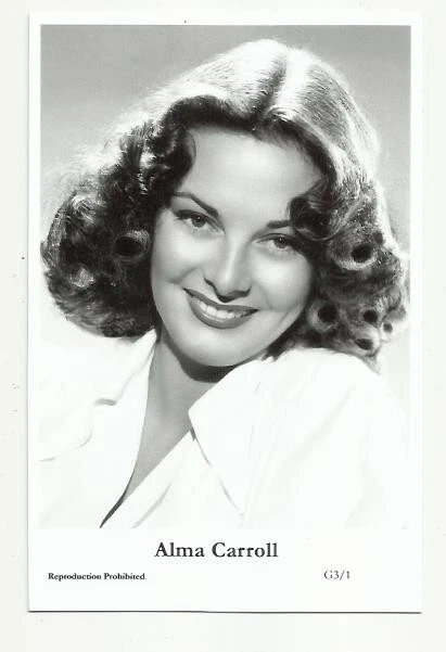 (Bx24) Alma Carroll Swiftsure Photo Postcard (G3/1) Filmstar Pin Up Glamor