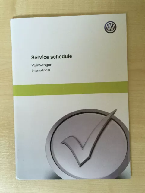 Vw Volkswagen Service History Book New Unused Genuine Not Duplicate Polo