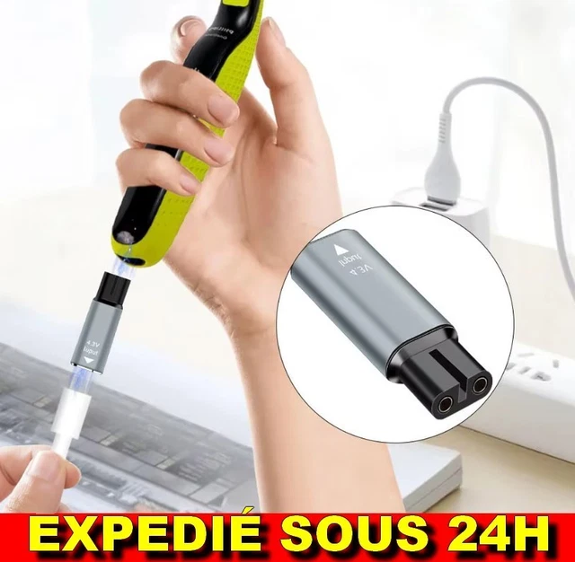 AZWOOD Câble USB de Sortie pour Rasoir Philips 4,3 V Câble Chargeur USB