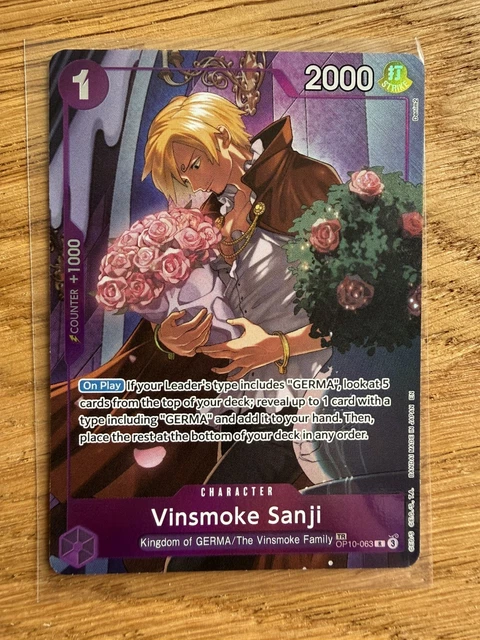VINSMOKE SANJI OP10-063 (TR) Treasure Rare OP12 Legacy of The