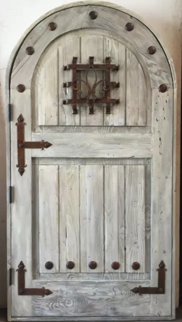 Rustic reclaimed solid Doug Fir door speakeasy you choose dimension storybook
