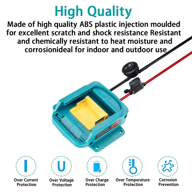 CONNETTORE DI MONTAGGIO Batteria Adattatore Per Makita 18 V Centro Base connettore-di-montaggio-batteria-adattatore-per-makita-18-v-centro-base