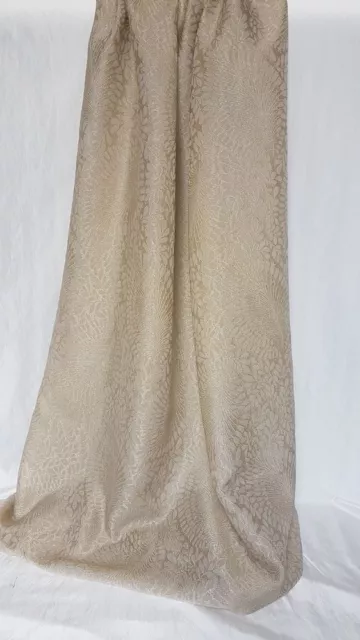 Scampoli di tessuto in seta Jacquard beige dorato (Pregio col.13)