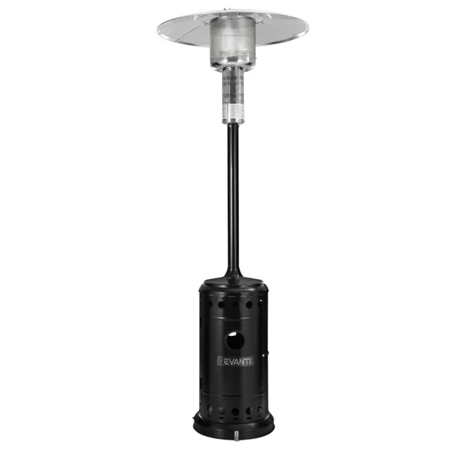 Devanti Outdoor Gas Patio Heater Propane Butane LPG Stainless Steel Standing