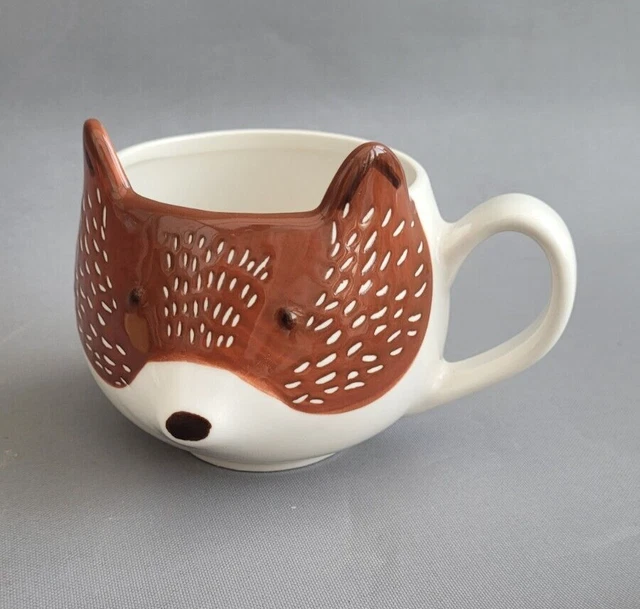 John Lewis Gres Fino Cara Zorro Taza Vientre Día de la Madre 300 ml