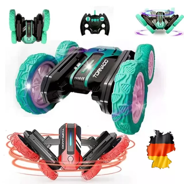 Fernbedienung Auto Stunt Car RC hohe Geschwindigkeit Off-Road Kids Spielzeug DE 2