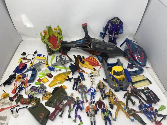 Johnny Quest Galoob Vintage 17 + Action Figure Lot  + Vehicles Accessories Parts