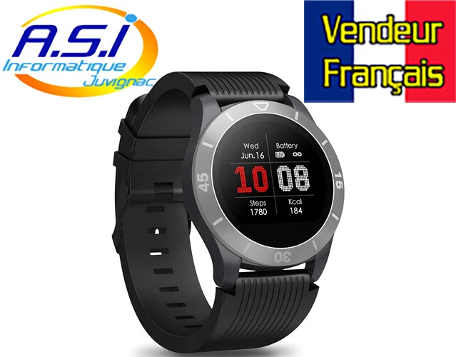 Montre Connectée Multisport Decathlon CW500 - Cardio, Noir, NEUVE