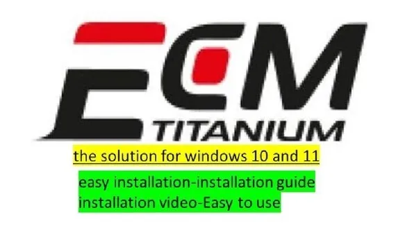 ECM Titanium | Windows 11/10/7 | + 26.000 Drivers + Original ECU Files