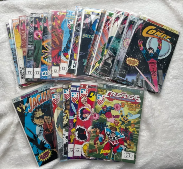 IMPACT Comics HUGE 25 Issue Lot CRUSADERS COMET FLY DC ARCHIE RED CIRCLE MLJ