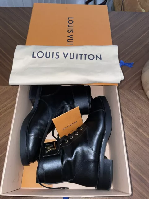 Louis Vuitton Wonderland Flat Ranger Boots Size 40