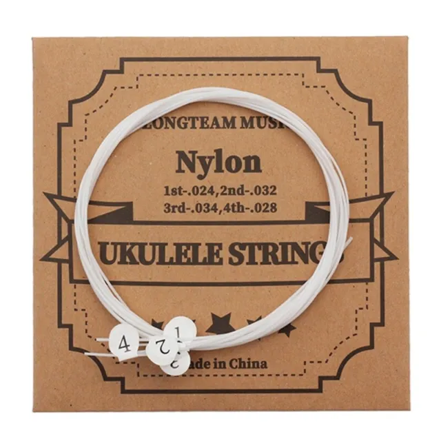 CLEAR NYLON UKULELE Strings 4 Piece Ukulele Nylon Strings Nylon