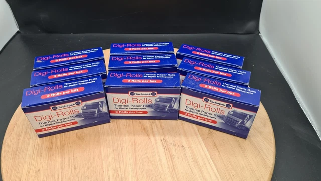 3 Boxes Of Digital Tachograph Rolls - Printer Paper For Truck/Vehicle Tachograph Units 10 thumbnail image