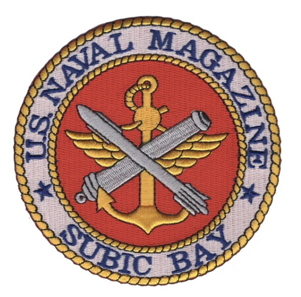 Subic Bay Patch 5& NAVY NAVAL Magazine Subic Bay Philippines Embroidered Patch £26.56 ...