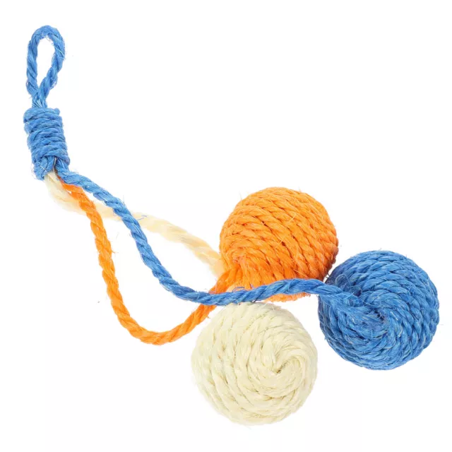 Cat Sisal Ball Scratching Toy Interactive Rolling Ball