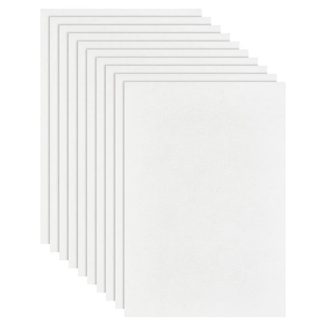 20 pezzi 11,6 x 8,2 carta rettangolare in fibra ceramica, forno a microonde bianco A7E9