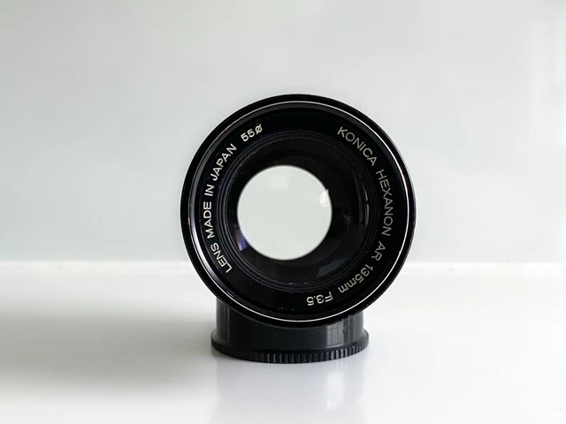 Objectif Konica Hexanon AR 135 Mm F/3.5 - Téléobjectif Portrait Pour Monture AR