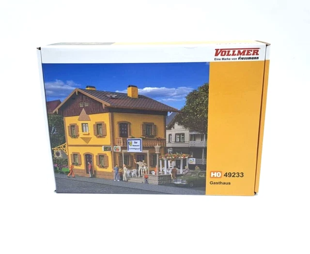 VOLLMER H0 1 87 49233 Gasthaus Bausatz Neu in OVP EUR 26,90