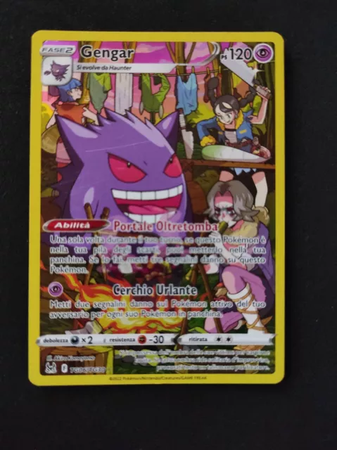 Pokemon - Gengar LOR TG06/TG30 Origine Perduta Holo Full Art ITA