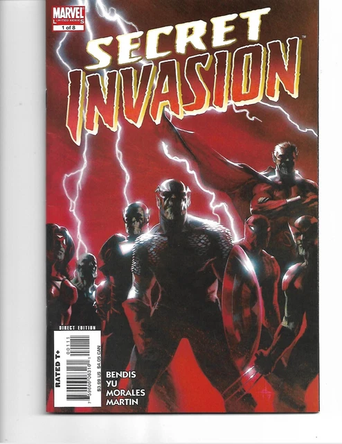 Secret Invasion #1 Gabriele Dell'Otto Cover 1st Print MCU Skrulls Disney+ VG/VG+