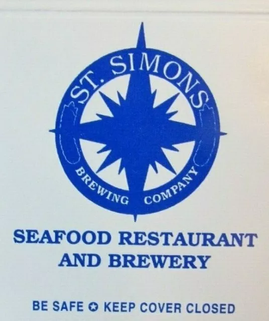 St. Simons Brewery Brew Pub Matchbook Matchcover (St. Simons Island, Georgia) E1
