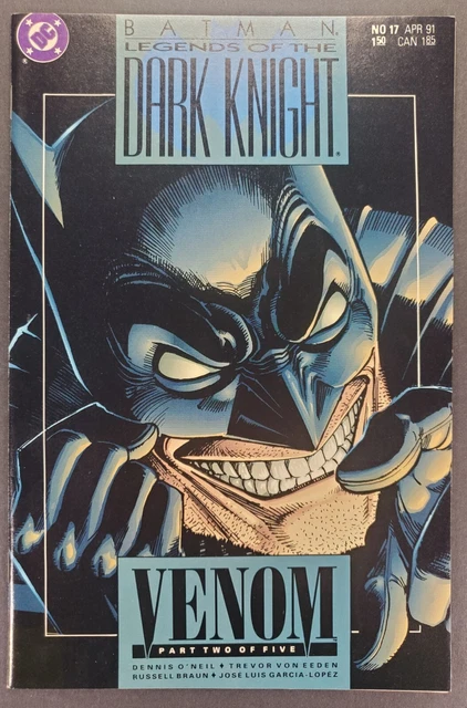 Batman Legends of the Dark Knight #17 Venom DC Comics 1991