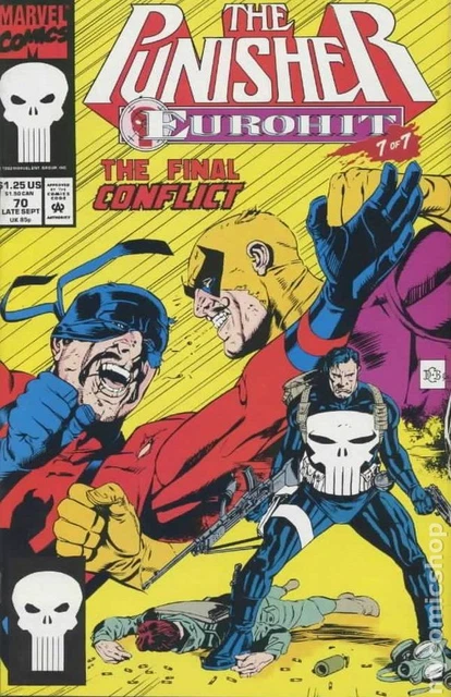Punisher #70 VG 1992 Stock Image Low Grade