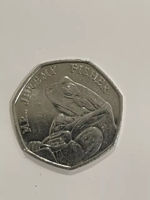 mr jeremy fisher 2017 50p Coin (CHECK DESCRIPTION)