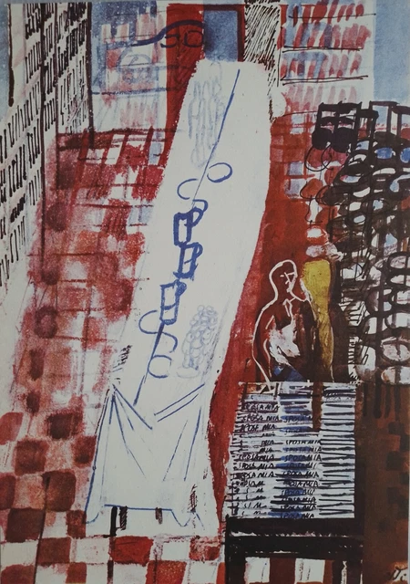 Bruno Saetti - Litografia 5  - Litografia Originale