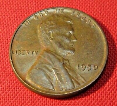 1950 Lincoln Wheat Cent - G Good to VF Very Fine