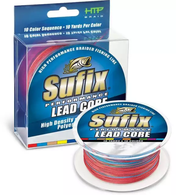 Sufix Performance Lead Core Trolling Line 10 Colors Choose Sizes